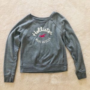 Grey Hollister Crewneck